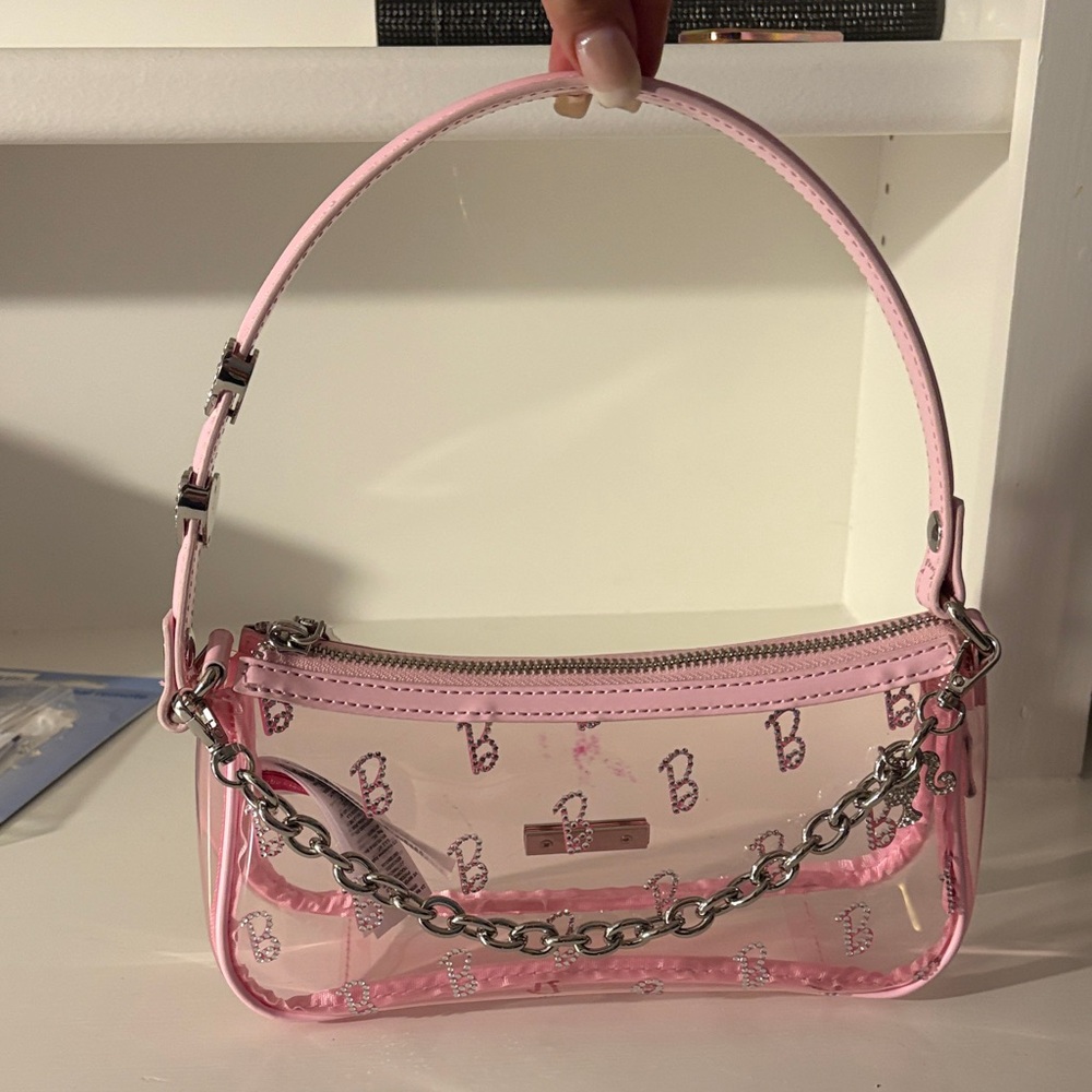 Pink Transparent Women's Bag